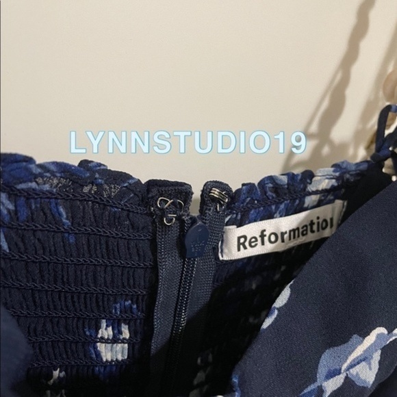 New Reformation Juliette Dress Lottie - Picture 5 of 5